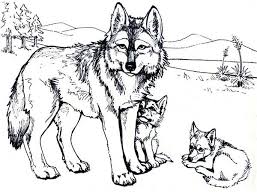 Wolf Mother And Her Cubs Coloring Page Download Print Online Coloring Pages For Free Color Nimbus Wolf Colors Online Coloring Pages Coloring Pages
