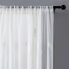 European white embroidered linens cloth livingroom bedroom yarn m069. Sunsky Embroidered Sheer Curtains For Living Room Elegant Yarn Curtains Feather White Voile Curtains Panel Size 100 250 Cm Processing Pull Plated Tape White