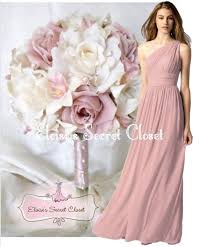 Bnwt Paige Dusky Pink One Shoulder Chiffon Long Maxi Bridesmaid Dress Uk 6 16 Pink Bridesmaid Dresses Uk Bridesmaid Dresses Maxi Bridesmaid Dresses