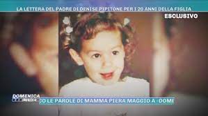 Del rapimento di denise era stata accusata anna corona, ex moglie di piero pulizzi, il compagno della maggio e padre naturale della. La Lettera Del Padre Di Denise Pipitone Per I 20 Anni Della Figlia Domenica Live Video Mediaset Play Infinity