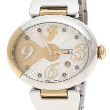 All items are authenticated through a rigorous process overseen by experts. Gianfranco Ferre Silver White Stainless Steel Diamond Collection Oval Watch 44 Mm Gianfranco Ferre Tlc