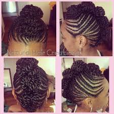 Natural Hair Creations On Instagram Cornrows Mohawk Updo Naturalhair Naturalhairstylist Protec Natural Hair Styles Natural Hair Stylists Hair Creations