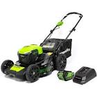 Cordless and Brushless Push Lawn Mower - 40-Volt - 20-in - 1 Lithium-Ion Battery 2523602CA Greenworks