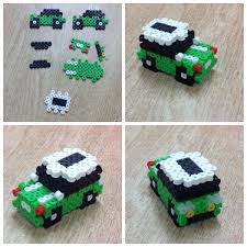 Hama Beads Araba Hama Boncugu Elisi Fikirleri Boncuk Desenleri