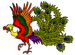 凤凰是中国古代传说中的百鸟之王 在中华文化中的地位仅次于龙 羽毛一般被描述为赤红色 雄的叫凤 雌的则叫凰 但叫凤凰的时候均代表女性 常用来像征祥瑞 亦称为丹鸟 火鸟 鶤鸡 威凤等 类似的传说亦见于其他东亚国家的历史中 和龙一样为汉族的民族图腾 亦称为