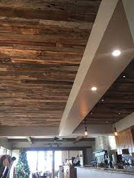 Reclaimed Wood Ceiling Accent Wall Reclaimed Wood Ceiling Wood Ceilings Wood Accent Wall