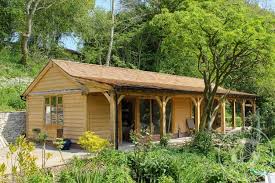 Oak Framed Home Offices Annexes Summer Houses Garden Log Cabins Barn Style House Oak Framed Buildings