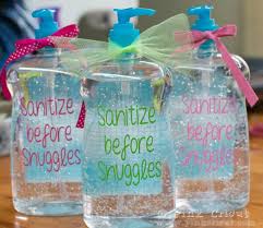 Sanitize Before Snuggles Cricut Baby Shower Cricut Projects Vinyl Gifts