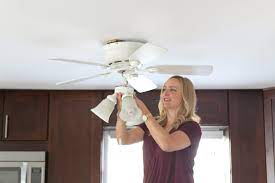 Use the provided screws to tightly secure the ceiling plate in place. How To Replace A Ceiling Fan