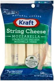 kraft mozzarella string cheese 16 ea