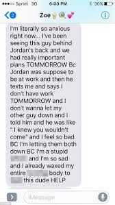She is cheating while her bf's not home. Cheating Girlfriend Accidentally Tells Boyfriend About It Over Text