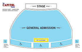 seating charts the capitol theatre