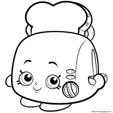 Supercoloring.com is a super fun for all ages: Toasty Pop White Toaster Shopkins Season 2 Coloring Pages Printable