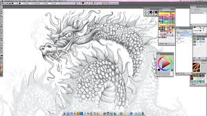 La Sombra Del Asno Drawing A Dragon Step To Step In Corel Painter Todas las fases de goku. dragon step to step in corel painter