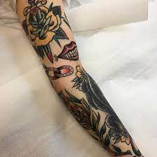 Done At The Burning Eye Tattoo Studio In Zurich By Dane Traditional Old School Tattooing