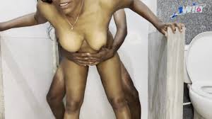 Bathroom Sex _Desi Tamil Divorce MILF Sex in Bathroom with Boyfriend