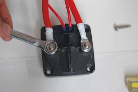 Battery charging threshold voltage by dropping the required amount of supply voltage to the relay coil. Installing A Automatic Charging Relay Acr Practical Boat Owner