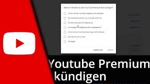 Enjoy millions of songs and videos in youtube music without ads. Youtube Music Und Youtube Premium Kundigen Tutorial Deutsch Hd Youtube