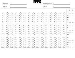 Of the subjects tested, 163 test results were considered usable. Answering Form Epps