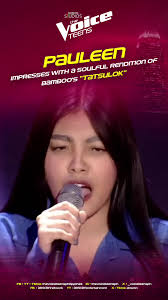 ✌️ Pauleen impresses with a soulful rendition of Bamboo's "Tatsulok"  ABS-CBN Studios presents, #TheVoiceTeensPhilippines Season 3! Airing  Saturdays and Sundays