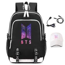 The site has also stated that each member of the group is likely to bag a net worth between $12 to $15 million. Bts Backpack Bts Student Schoolbags Laptop Casual Backpacktravel Bag For Boys Girls Teenagers Bangtan Boys Fans Gift Buy Online In Malta At Malta Desertcart Com Productid 174722675