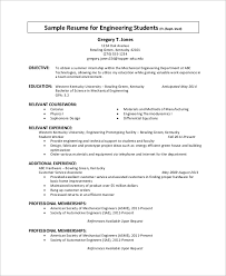 Free 7 Sample Internship Resume Templates In Ms Word Pdf
