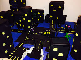 Math 8 Project Surface Area And Volume Of A City This Student Went All Out And Made Gotham City The Siding On Th 5th Grade Math 7th Grade Math Teaching Math