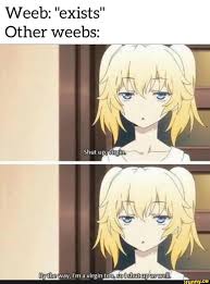 Weeb Exists Other Weelos Shut Ythoway I M A Virgin Ifunny Anime Memes Otaku Anime Qoutes Funny Anime Pics