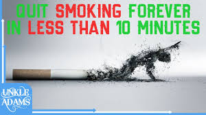 Fight the tobacco craving by chewing on hard candy, sugarless gum or. How To Quit Smoking Forever In 10 Minutes Youtube