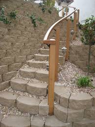 Stair design ideas stair landing curved landing. Curved Outdoor Stair Rail