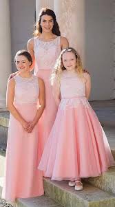 Western Birthday Party Dresses For Adults Hand Work Mother And Daughters 3 Pieces Combo Dress In Light Pink Birthday Girl Dress Mother Daughter Dress Birthday Dresses