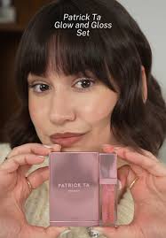 Currently obsessing over @Patrick Ta Beauty Glow and Gloss Gift Set in Ice  Me Down 💗 I absolutely love these cool pink tones 😍 . #patrickta  #patricktabeauty #pinkblush #pinkglittergloss patrick ta ...