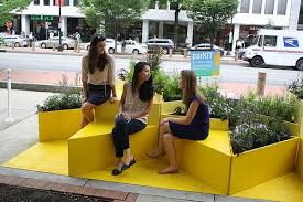 Two Downtown Parking Spots Just Became A New Public Park Public Park Park Downtown
