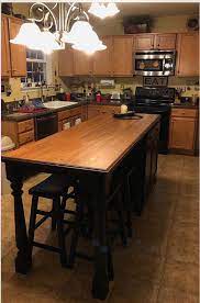 Item 101 Kitchen Island With Extended Seating Area And Solid Etsy Kitchen Remodel Countertops Interior Design Kitchen Budget Kitchen Remodel