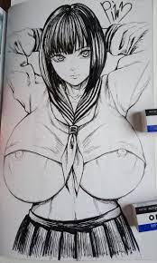 PIえろ on X: 雪子セーラーバージョン。この娘はまだなんとか描き方覚えてました。乳でかいな～。相変わらずサイン本と呼ぶにはおこがましいサインです。  t.cosvrI3xJlAf  X