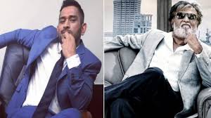 Image result for dhoni rajinikanth dance
