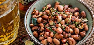Cambodian Roasted Peanuts Recipe with Chilli, Lime, Lemongrass