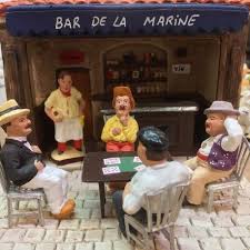 Un petit air de vacances à marseille sur le vieux port avec mon nouveau tableau illustrant la fameuse partie de carte du film marius (1931). La Partie De Cartes De Pagnol Tu Me Fends Le Coeur Santons De Provence Santon Pagnol
