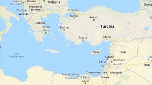 Turkey (n.) 1540s, originally guinea fowl (numida meleagris), a bird imported from madagascar via turkey, and called guinea fowl when brought by portuguese traders from west africa.the larger north american bird (meleagris gallopavo) was domesticated by the aztecs, introduced to spain by conquistadors (1523) and thence to wider europe.the word turkey first was applied to it in english 1550s. L Area Turchia Cipro Israele E Grecia Ildenaro It