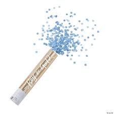 Ginger Ray Large Blue Gender Reveal Confetti Cannon Oriental Trading