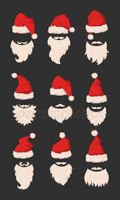 Set Of Different Hats And Beards For Santa Claus Stock Vector Ad Beards Hats Set Santa Ad Santa Vector Santa Claus Vector Different Hats