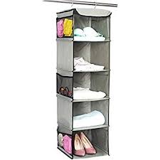 Organizador De Ropa Para Armario Estanteria Colgante En Tela Para Guardar Y Organiza Organizador De Ropa Interior Organizadores De Ropa Estanterias Colgantes