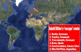 Image result for adolf hitler escape to argentina