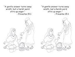 The really big book of bible story coloring pages • 89. Coloring Pages Proverbs 15 3