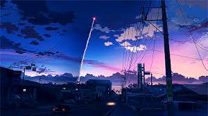 The great collection of anime gif wallpaper for desktop, laptop and mobiles. 5 Centimeters Per Second Scenery Gif Anime Scenery Wallpaper Scenery Wallpaper Anime Scenery