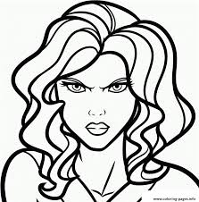 Use the download button to find out the full image of black girl coloring pages printable and download it for your computer. Black Widow Face Angry Girl Coloring Pages Printable