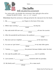Worksheets Have Fun Teaching Suffixes Worksheets Suffix Ed Word Study Worksheets
