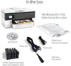 You need to download the compatible driver to make your 123.hp.com/ojpro7720 printer device work spontaneously without printing errors. Hp Officejet Pro 7720 All In One Wide Format Printer With Wireless Printing Amazon Ca Office Products