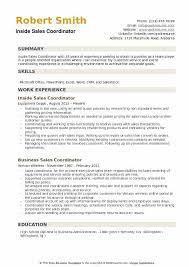 Your job as a sales associate will be to meet with prospective buyers and assist them in making their purchasing decisions. Inside Sales Coordinator Resume Samples Qwikresume