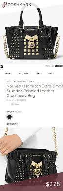 228 New Michael Michael Kors Nouveau Hamilton Leather Crossbody Bag Fashion Bags Leather Crossbody